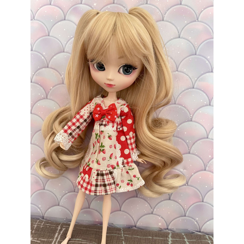 MIX wig a couette amovible Leeke GoldenRod et EveCream