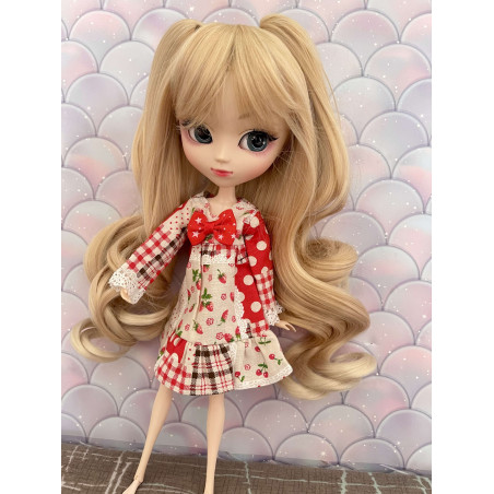 MIX wig a couette amovible Leeke GoldenRod et EveCream