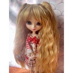 Wig Leeke a couette amovible ondulé Goldenrod