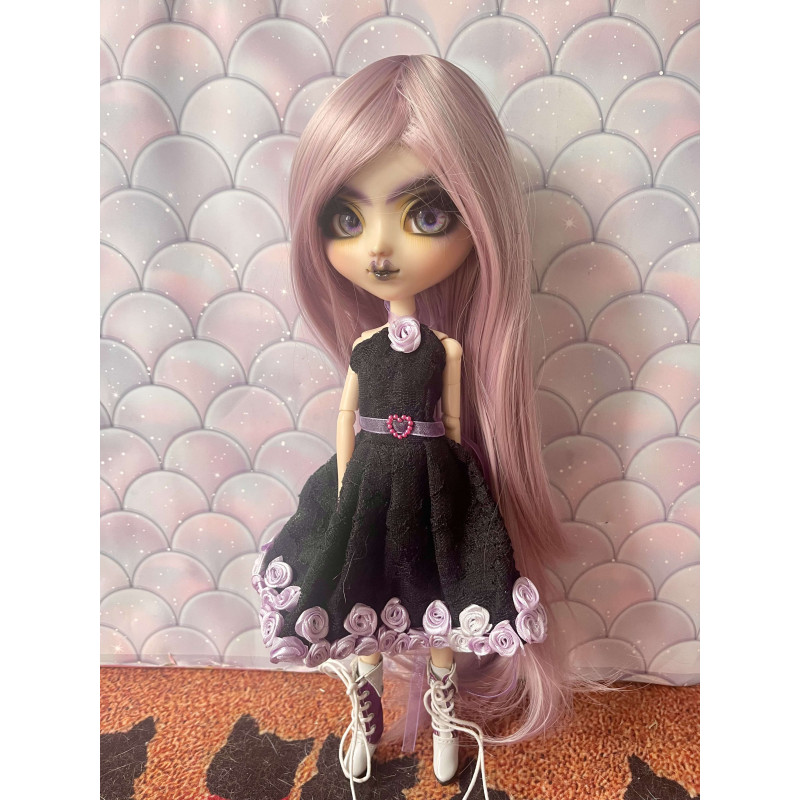 Wig Leeke LavenderRose lisse