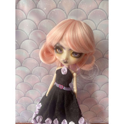 Wig Leeke PeachPink courte bouclé