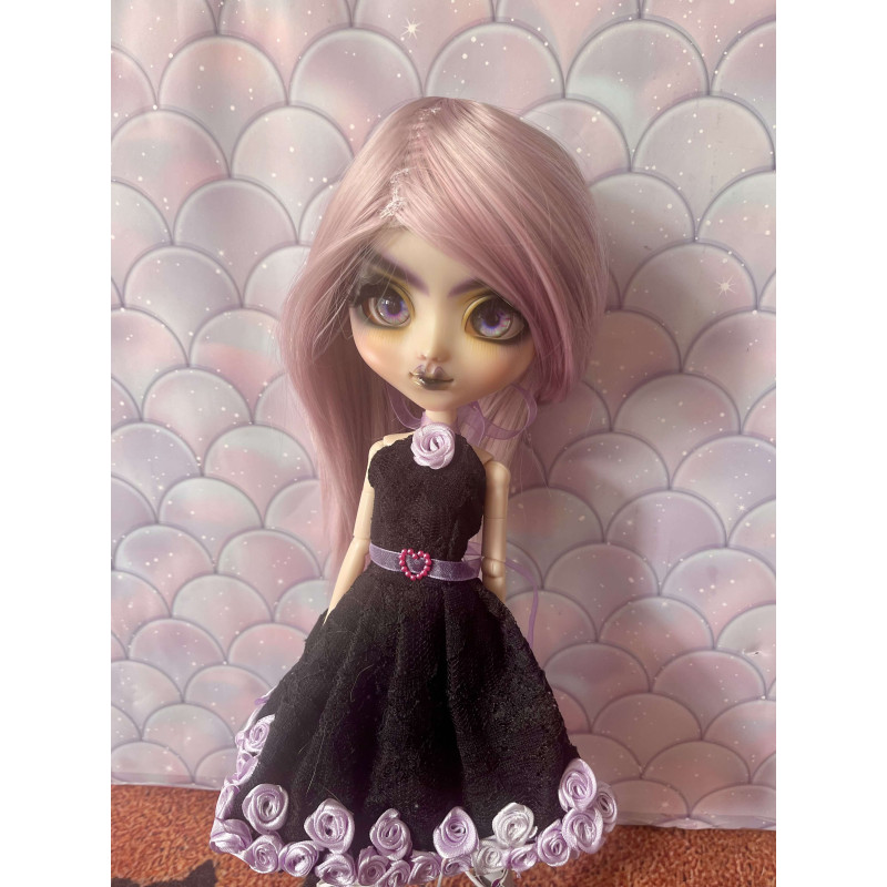 Wig Leeke LavenderRose courte