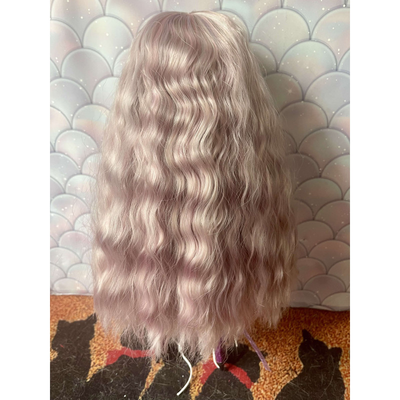 Wig Leeke LavenderRose ondulé