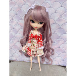 Wig Leeke LavenderRose petit noeud