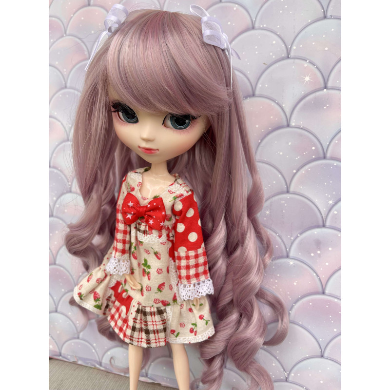 Wig Leeke LavenderRose petit noeud