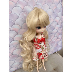 Wig Leeke EveCream queue de cheval bouclé