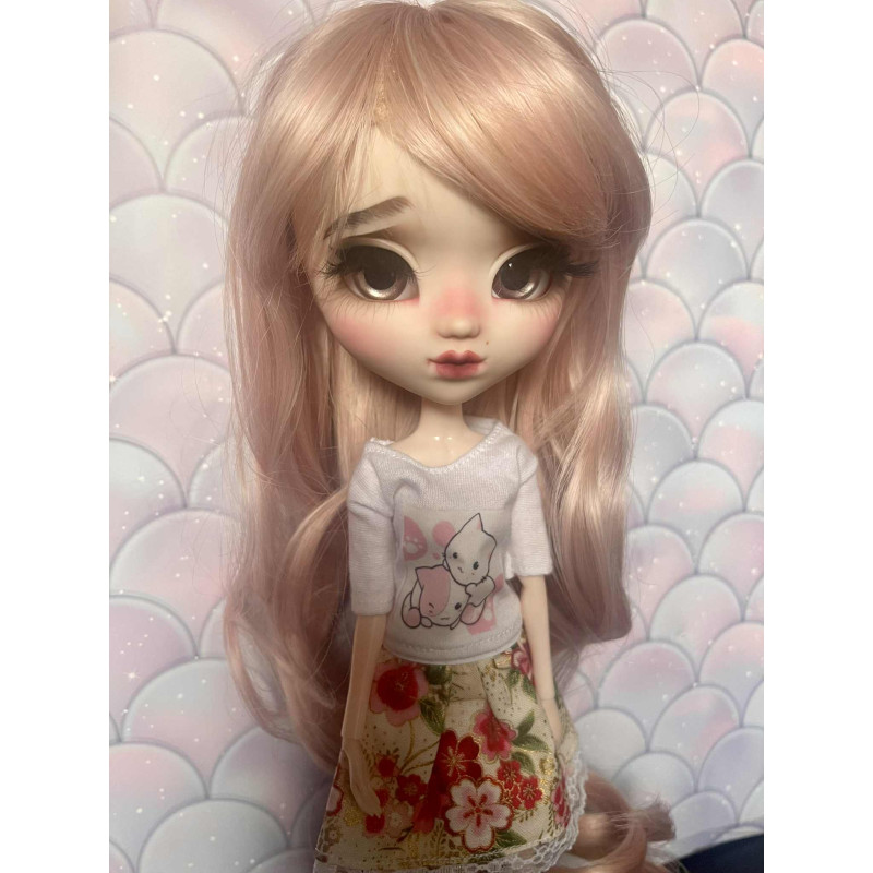 Wig Leeke PinkCocktail petit queue