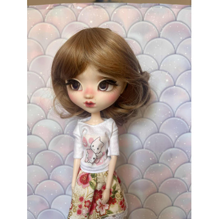 Wig Leeke BabyBrown courte bouclé