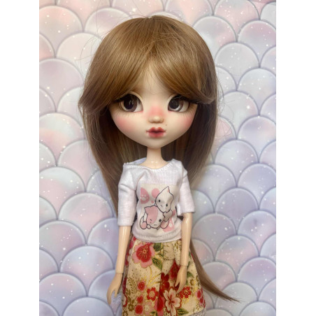 Wig Leeke BabyBrown mi-longue lisse