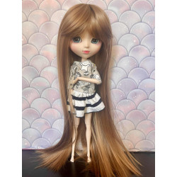 Wig Leeke BabyBrown longue lisse