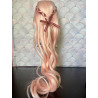 Wig Leeke PeachPink extra longue sans frange