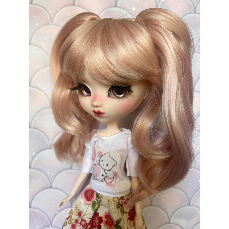 Wig Leeke a couette amovible courte PinkCocktail