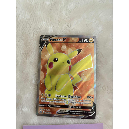 Carte Pokemon : Pikachu V BRS 157