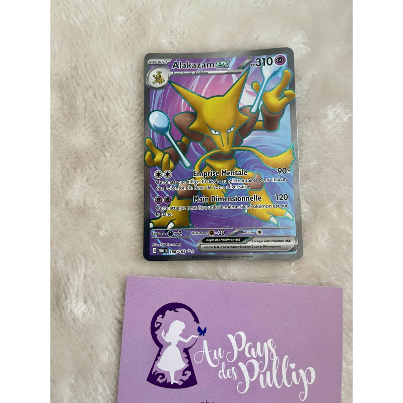 Carte Pokemon : Alakazam EX MEW 188/165
