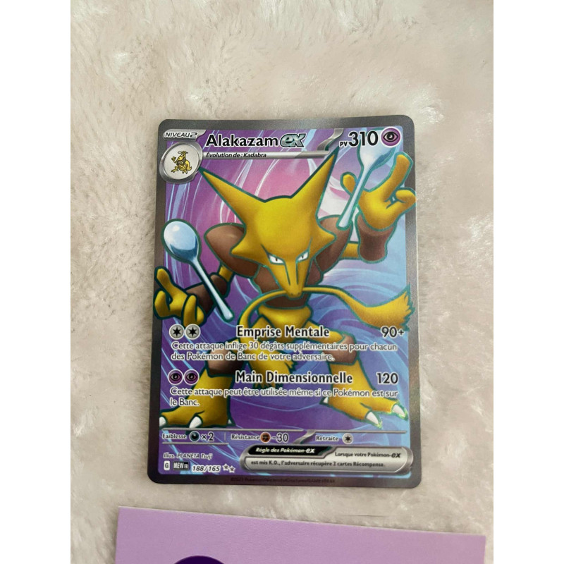 Carte Pokemon : Alakazam EX MEW 188/165