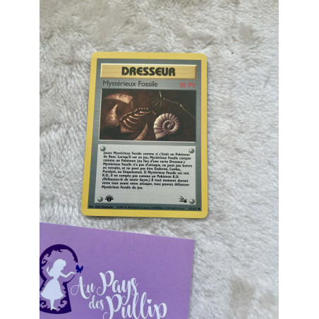 Carte Pokémon Mystérieux Fossile 62/62 Edition 1