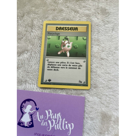 Carte Pokémon Recyclage 61/62 - Fossile Edition 1