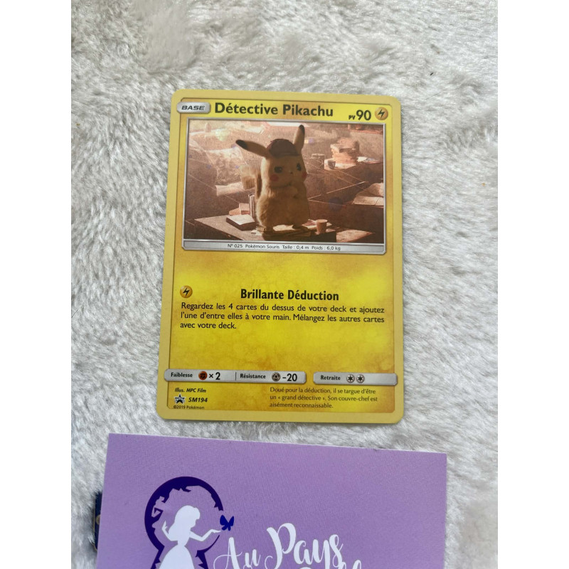 Carte Pokémon Détective Pikachu – Promo SM – SM194