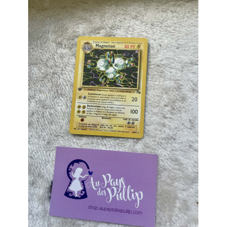 Carte Pokémon Magneton 26/62 - Fossile Edition 1
