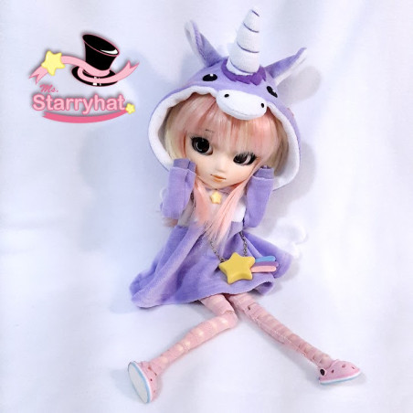 Robe kigurumi Licorne violet