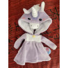 Robe kigurumi Licorne violet