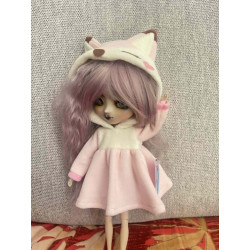 Robe kigurumi Renard rose