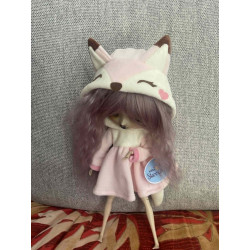 Robe kigurumi Renard rose