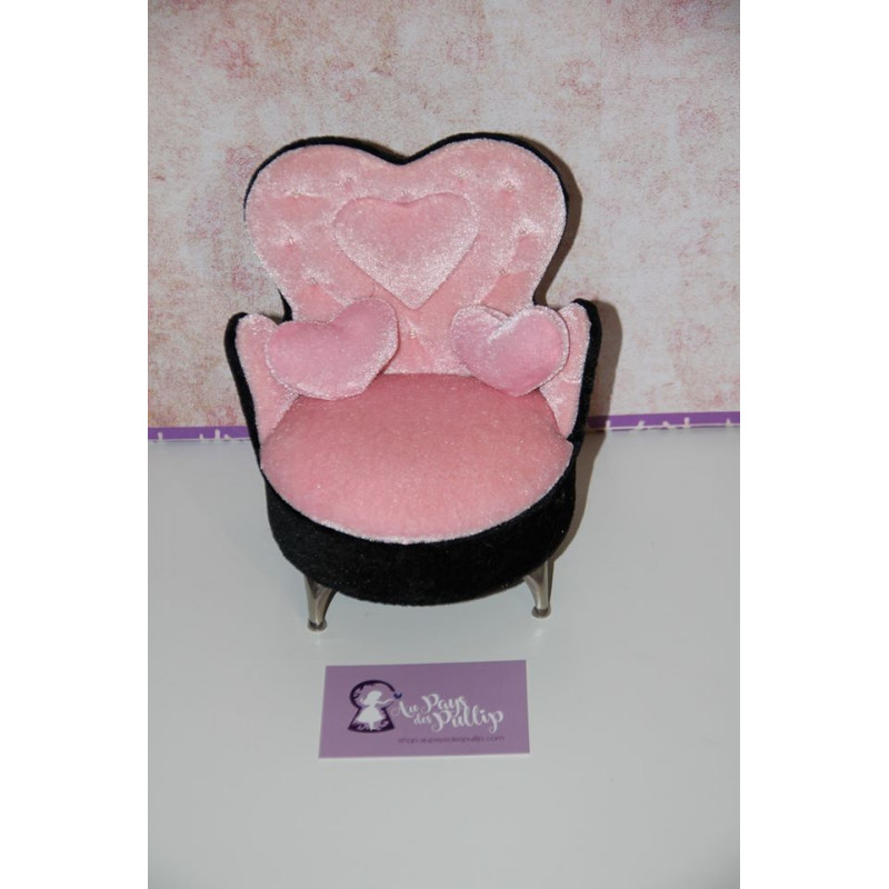fauteuil pour pullip et assimilé rose claire